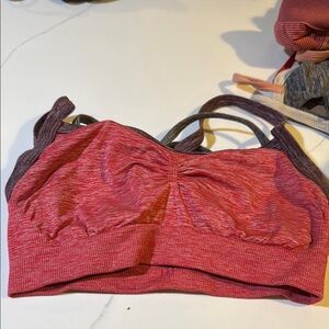 CALIA by Carrie Underwood Pink Sports Bra Seamless Comfort
